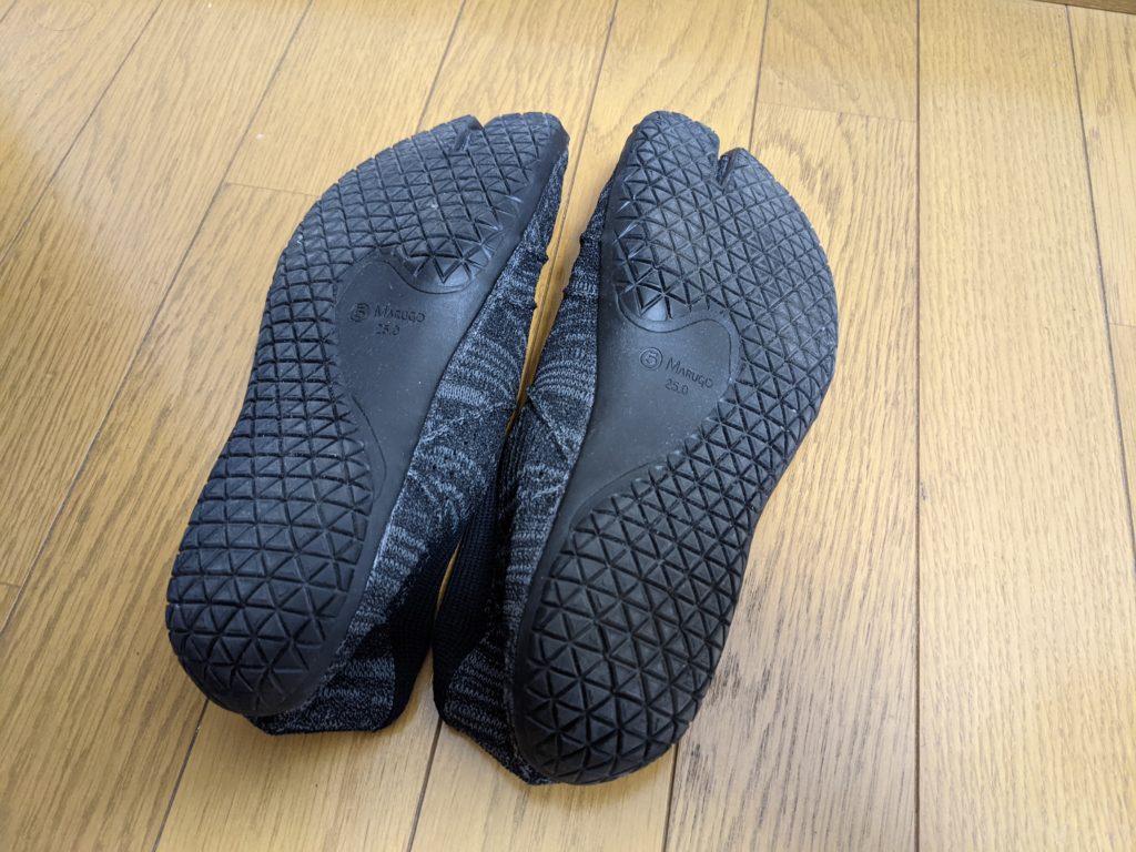 丸五のhitoe(約2ヶ月使用後)の底側